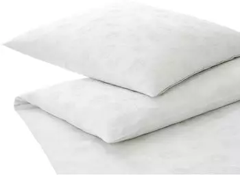 Elegante Jacquard-Satin Bettw&auml;sche Poppy 155x220 cm (80x80 cm) wei&szlig; (529502)