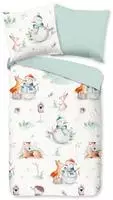 good morning Kinderbettw&auml;sche "Magicwinter" 2 Stk. Flanell, Biber, 135x200,...
