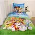 Herding Renforcé Kinder-Wendebettwäsche Paw Petrol 135x200 cm (80x80 cm) blau (517272)