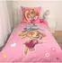 Herding Renforcé Kinder-Wendebettwäsche Paw Petrol 135x200 cm (80x80 cm) rosa (517273)