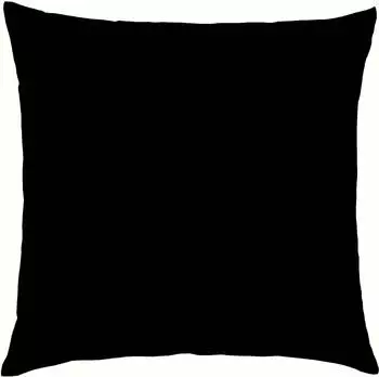 Kaeppel Mako-Satin Kissenbezug 40x80 cm schwarz (494796)