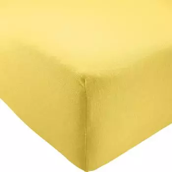REDBEST Single-Jersey-Spannbettlaken Pittsburgh 180x200 cm - 200x200 cm gelb (514445)