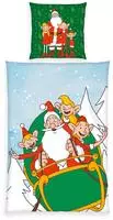 Wendebettw&auml;sche "Weihnachtsmann Co. KG" 2 Stk. mit weihnachtlichem Motiv