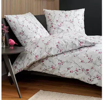 Janine Soft-Flanell Bettwäsche 135x200 cm (80x80 cm) pink (532609)