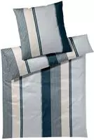 Joop! Wendebettw&auml;sche, Blau, Textil, Streifen, 135x200 cm, Oeko-Tex&reg; Standard...