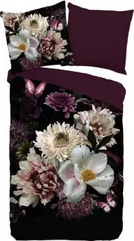 Pure Microfaser Wendebettwäsche Marleen 155x220 cm (80x80 cm) beere (529332)