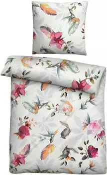 Biberna TENCEL Lyocell Bettw&auml;sche 155x220 cm (80x80 cm) fuchsia (528143)