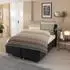 CASATEX Biber Bettwäsche Turi 135x200 cm (80x80 cm) beige-braun (531944)