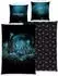 Herding Renforcé Wendebettwäsche Geometric Hogwarts 135x200 cm (80x80 cm) schwarz (530106)