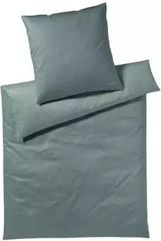 Joop! Mako-Satin Wendebettwäsche Herringbone 135x200 cm (80x80 cm) salbei (532096)