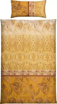 Erwin Müller Feinbiber Bettwäsche 155x200 cm (40x80 cm) gold