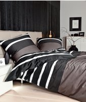 Janine Bettw&auml;sche "J. D." 2 Stk. Bettw&auml;sche im Streifen-Design in verschiedenen