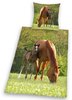 Herding Young Collection Kinderbettwäsche »Pferd mit Fohlen«, (2 tlg.), für