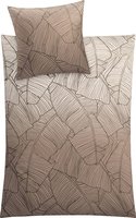 Kleine Wolke Bettw&auml;sche "Vero" 2 Stk. mit Palmenblattmuster