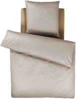 Joop! Bettw&auml;sche, Sand, Textil, Graphik, 155x220 cm, Textiles Vertrauen -