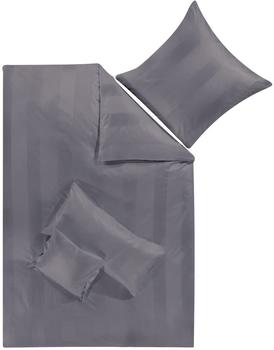 Elegante Bettw&auml;sche Metropolis, nougat, Gr&ouml;&szlig;e: 200x200cm 80x80cm