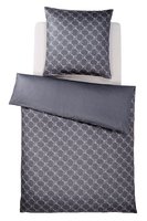 Joop! Wendebettw&auml;sche Cornflower Gradiant, Anthrazit, Textil, Graphik, 200x200 cm,
