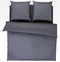 JOOP Bettw&auml;sche Cornflower Gradient graphit 200x220 cm + 2x 80x80 cm - grau