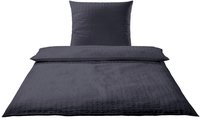 Elegante Bettw&auml;sche Chelsea - 135x200 cm + 80x80 cmanthrazit