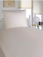 Elegante Bettw&auml;sche "Hamburger Streifen" 2 Stk. angenehmes Hautgef&uuml;hl