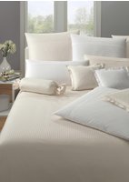 Elegante Bettw&auml;sche "Milano" 2 Stk. mit feinen Streifen