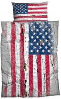 CASATEX Bettw&auml;sche "Stars & Stripes" 2 Stk. mit Flagge