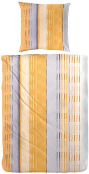 H. G. Hahn Renforce Bettwäsche Stripes gelb