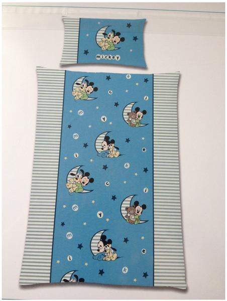 Global Labels Kinder- Bettwäsche Mickey Mouse, Renforcé, 100 x 135 cm