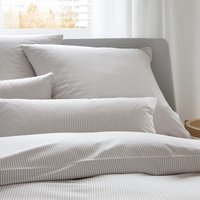Elegante Bettw&auml;sche "Hamburger Streifen" 2 Stk. angenehmes Hautgef&uuml;hl