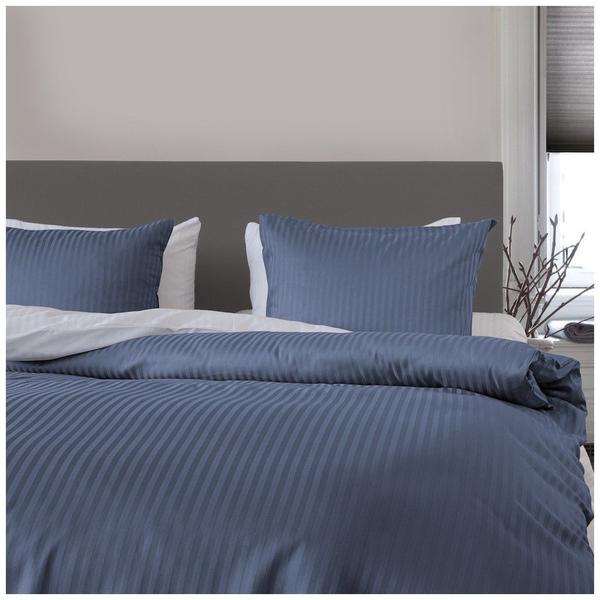 HNL Living Uni Stripe steel blue (135x200+80x80cm)