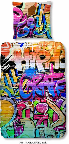 Good Morning Graffiti multi (135x200+80x80cm)