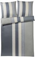 JOOP! Bettw&auml;sche Cornflower Stripes deep coal 4069 09 Mako Satin, Mako-Satin, 3