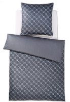 Joop! Wendebettw&auml;sche Cornflower Gradiant, Graphit, Textil, Graphik, 155x220 cm,