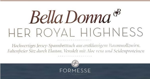 Formesse Bella Donna Jersey 180x200-200x220cm trüffel (0126)