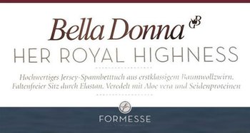 Formesse Bella Donna Jersey 90x190-100x220cm cabernet