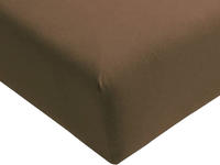 Formesse Spannbettlaken Bella Donna Single-Jersey tr&uuml;ffel Gr&ouml;&szlig;e 140x200 cm -
