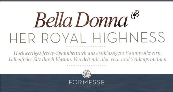 Formesse Bella Donna Jersey 140x200-160x220cm anthrazit