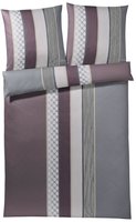 JOOP! &raquo;Cornflower Stripes&laquo; Deep Wine 4069-01 Bettbezug (Bettw&auml;sche) / 200x200 cm