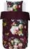 Essenza Fleur 80x80+135x200cm burgundy