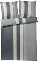 JOOP! &raquo;Cornflower Stripes&laquo; Deep Coal 4069-09 Bettw&auml;sche / 240x220 cm / 2x 80x80 cm