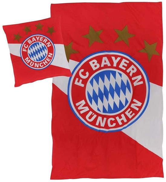 FC Bayern München Schrägstreifen 80x80+135x200cm
