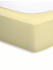 gelb: Schlafgut Spannbetttuch Mako-Jersey 180x200-200x200cm