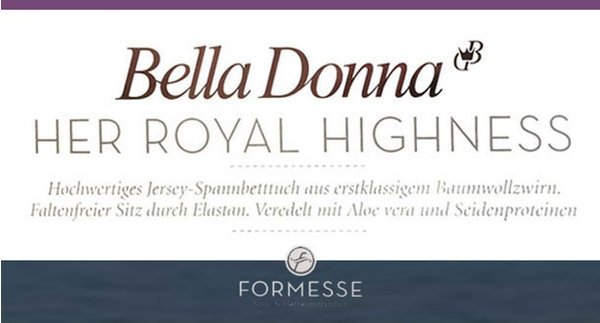 Formesse Bella Donna Jersey 120x200-130x220cm brombeer