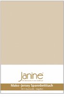 Janine Spannbettlaken "MAKO-FEINJERSEY 5007" aus 100% Baumwolle, f&uuml;r Matratzen...