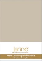 Janine Spannbettlaken "MAKO-FEINJERSEY 5007" aus 100% Baumwolle, f&uuml;r Matratzen bis