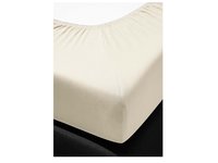 Irisette Spannbettlaken Fein-Biber Spannbetttuch Merkur 0006 100 x 220 cm natur,
