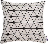 TOM TAILOR HOME Dekokissen "TRIANGLE" Kissenh&uuml;lle ohne F&uuml;llung, 1 St&uuml;ck
