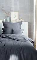 Primera Bettw&auml;sche "Renforce Stonewashed" 2 Stk. jedes Teil ein Unikat, gewaschene