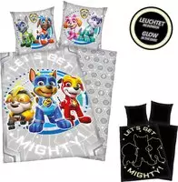 PAW PATROL Kinderbettw&auml;sche "Paw Patrol" mit "Glow in the dark"-Effekt