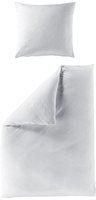 BIERBAUM Bettw&auml;sche "Senci in 135x200 oder 155x220 cm" 2 Stk. Uni Optik mit feinem